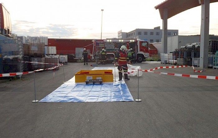 Einsatzübung: Schadstoff