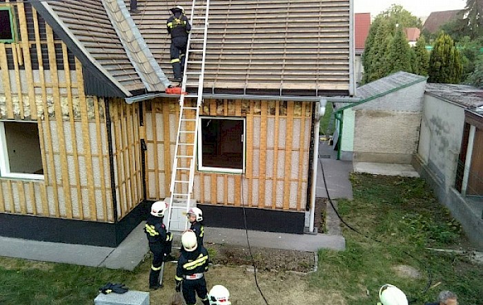 Sicherung am Dach