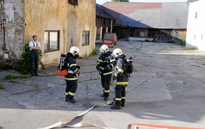 Unterabschnittsübung im Pfarrhof