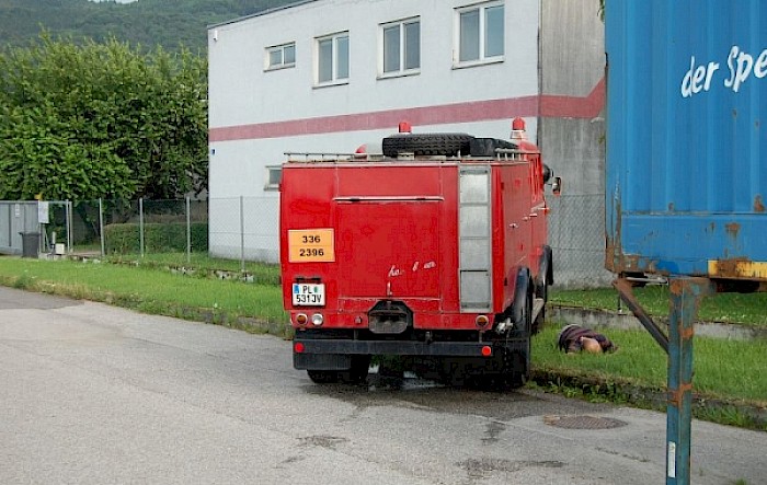 Schadstoffaustritt aus LKW