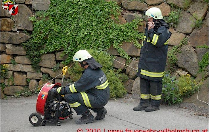 PKW-Brand in Tiefgarage