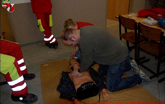 Zugsübung Sanitätsdienst