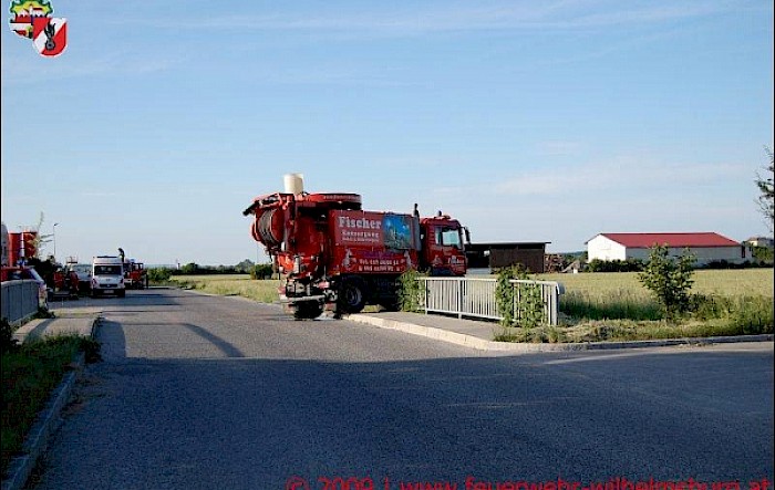 Verkehrsunfall mit Schadstoffaustritt