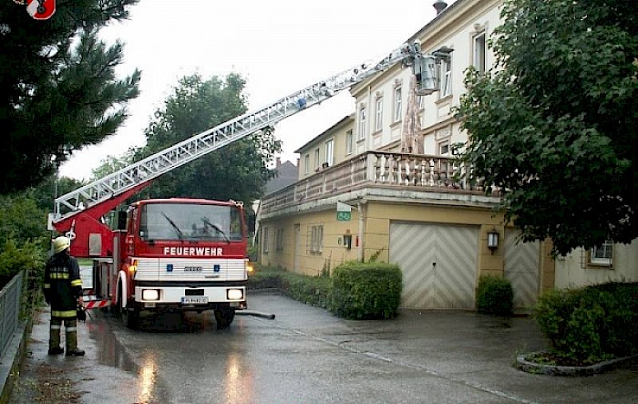 Brandübung im Landgasthof Reinberger