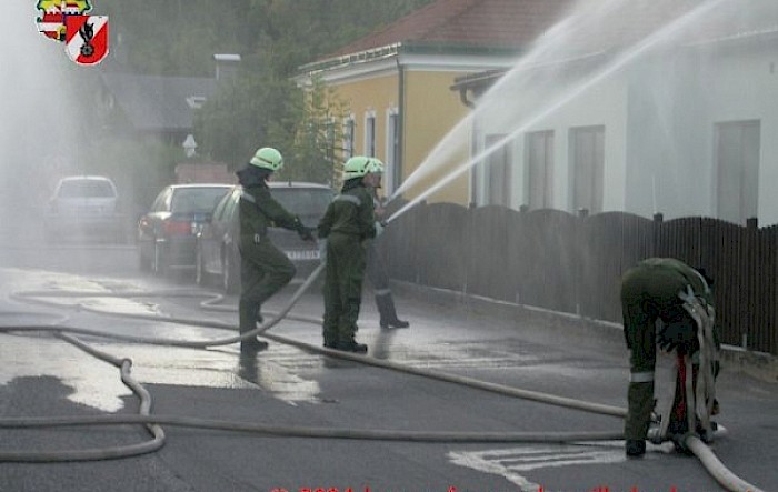 Brand in einer Tischlerei