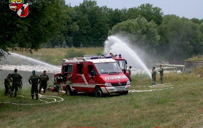 Erste KHD - Übung des Schnelleingriffszuges