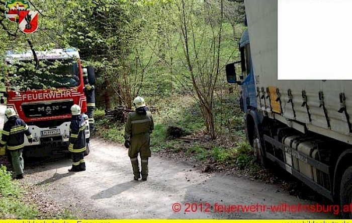 Einsatz: LKW-Bergung Oberer Weinberg