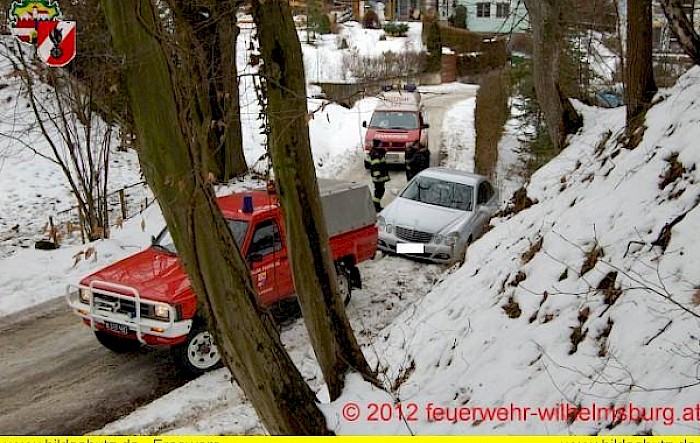 Einsatz: PKW-Bergung Unterer Weinberg