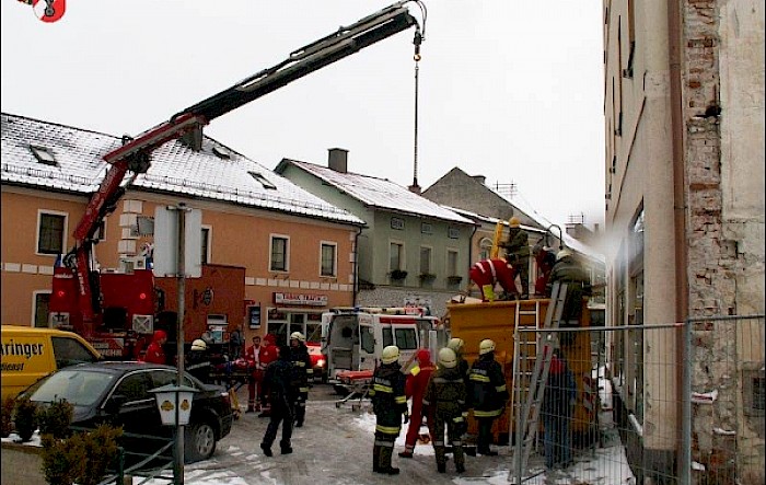 Menschenrettung Obere Hauptstraße