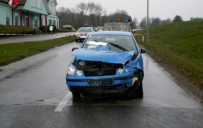 Schwerer Verkehrsunfall B20 (Industriegebiet Nord)