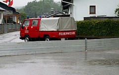 Hochwasser-Vorbereitungsarbeiten