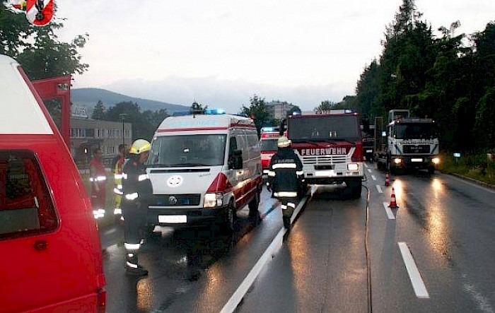 Verkehrsunfall B20 km11,2