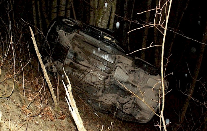 PKW gegen Baum in Kreisbach