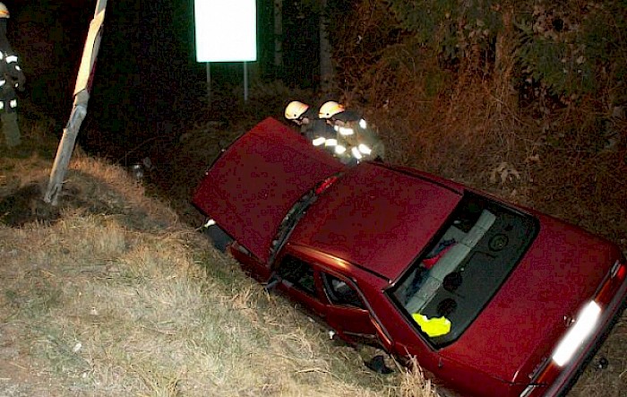 Verkehrsunfall B20 auf Höhe Industriegebiet Nord