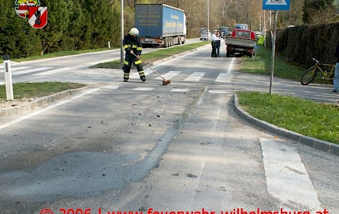 Verkehrsunfall B20 (Höhe Parkbad)