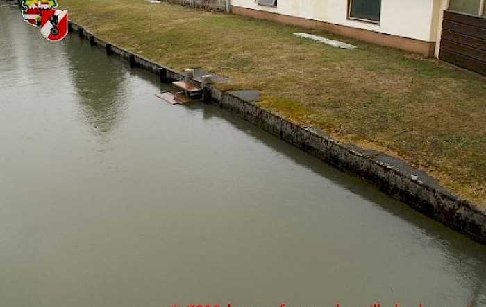 Überflutungsgefahr in Göblasbruck