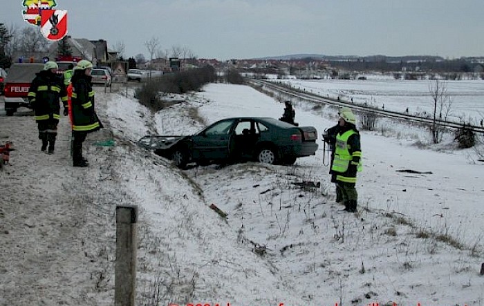 Verkehrsunfall auf der B20