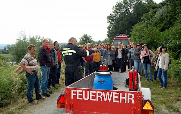 Einweisung Arbeiten mit Feuerlöschern