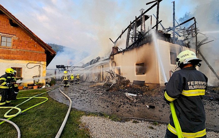 Bauernhofbrand in St.Veit