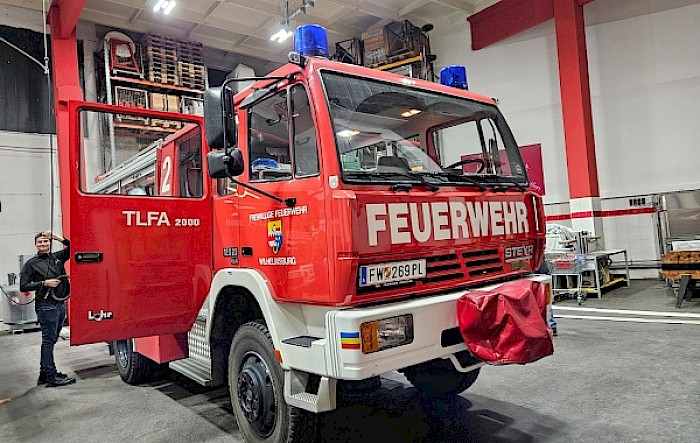 Übergabe des TLF-A 2000 an die BTF Salzer