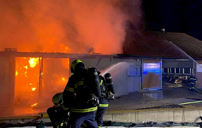Bauernhofbrand in St.Georgen