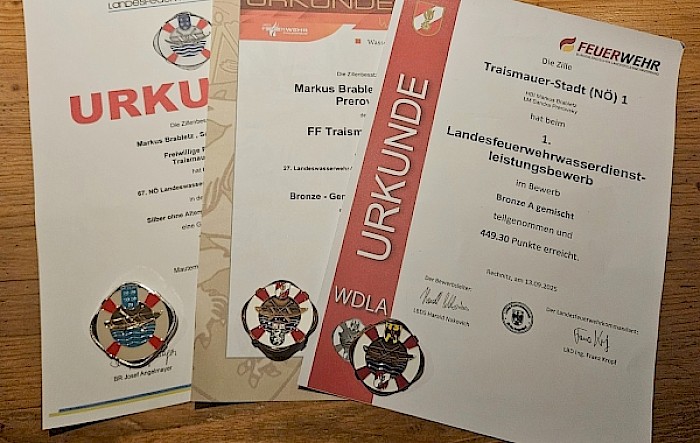 Erfolgreiche Landeswasserdienstleistungsbewerbe