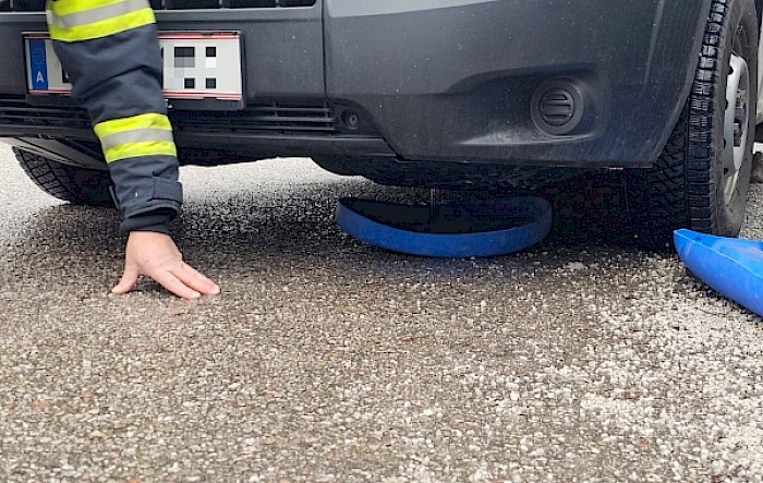 Betriebsmittelaustritt